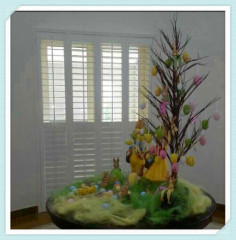 63MM/89MM/114MM Solid Wooden Plantation Shutter