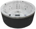 round whirlpool outdoor spa jacuzzi bathtub