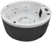 round whirlpool outdoor spa jacuzzi bathtub