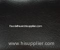 Professional Black Wooden Texture PVC Faux Leather Fabric For Furniture Upholstery
