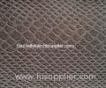 Grey Faux Leather Fabric For Handbags , Faux crocodileLeather Fabric