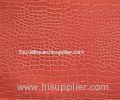 Acidproof Artificial Crocodile Grain Leather Fabric For Handbags / Shoe Upper