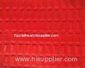 Polyvinyl Chloride Faux Leather Fabric For Handbags With Check Design Pattern