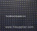 Eco Friendly Plumpy Texture Blue PU Leather Fabric With Rivet For Upholstery