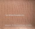 Clear texture Handbags PVC Leather Faux Alligator upholstery fabric