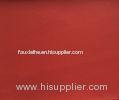 Red Faux Leather Fabric For Handbags , Buffalo Artificial Leather Fabric