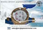 Vane Wheel Remote Reading Multi Jet Water Meter , Home Water Metering