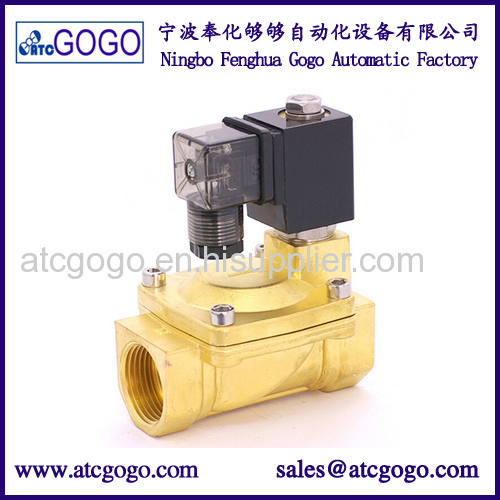 Pilot diaphragm 2 way solenoid valve for water