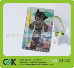 Factory price Flip Effect Plastic Lenticular 3d Card of GuangDong