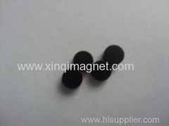 Round 45SH NdFeB magnet Black epoxy for speaker