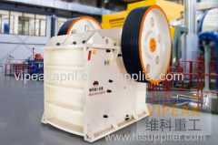 Jaw crusher with high capacity energy efficiency