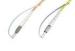 DIN OM4 OFNR Multimode Fiber Optic Cable , Fiber Optic Jumper Cable DX / SX