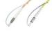 DIN OM4 OFNR Multimode Fiber Optic Cable , Fiber Optic Jumper Cable DX / SX
