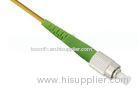 FC APC 0.9mm Outdoor Single Mode Optical Fiber Cable Jumper For Medical