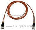 PC / UPC / APC Single Mode Fiber Optic Jumper Cables For Video , FC-FC DX SM