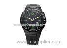 Cool Black Sport Analog Gents Plastic Quartz Watch Japan Movt With Battery