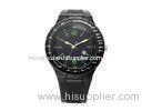 Cool Black Sport Analog Gents Plastic Quartz Watch Japan Movt With Battery