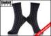 OEM Cotton Black And Grey Knitting Man Casual Socks Soft and Comfortable