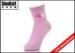 Pink Cute Happy Girl Non Slip Kids Socks Fashion Jacquard OEM Wholesale Socks