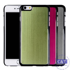 hard back aluminum phone case for iphone 6