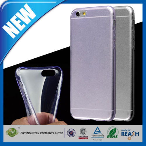 0.3mm ultra thin soft clear tpu case for iphone 6