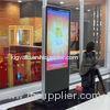 55" LCD Advertising Player floor standing digital signage for subway 500cd/M2