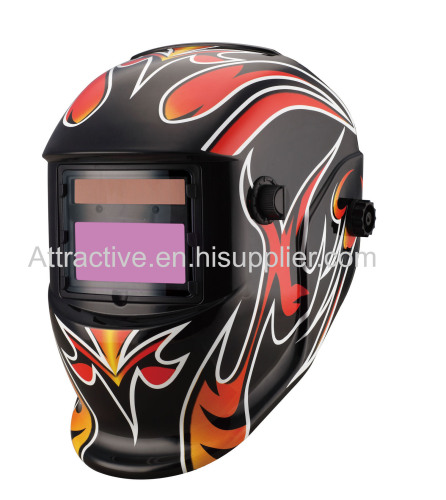 Hot selling Auto-darkening welding helmets Leaf Design with Different function filters can chose 98*48mm/3.86 ×1.89 