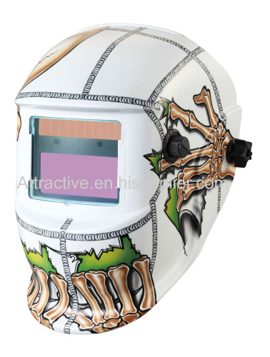 Hot selling Auto-darkening welding helmets with devil design Different function filters can chose external control or in