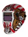 Auto-darkening welding helmets with tiger Bear design Different function filters can chose external or internal control