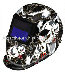 Auto-darkening welding helmets with Skull design Different function filters can chose external or internal control