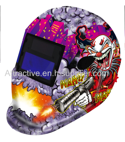 Auto-darkening welding helmets with Skull design Different function filters can chose external or internal control 