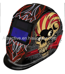 Auto-darkening welding helmets with Skull design Different function filters can chose external or internal control