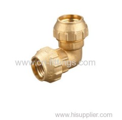 brass elbow compression fittings