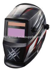 Auto-darkening welding helmets Star Flame design viewing area 98*48mm/3.86