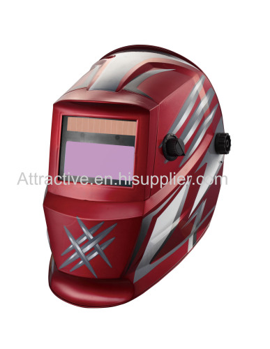 Auto-darkening welding helmets Star Flame design  viewing area 98*48mm/3.86 ×1.89 