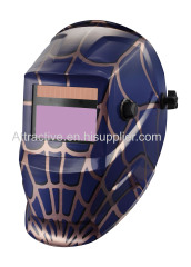 Auto-darkening welding helmets Star Flame design viewing area 98*48mm/3.86