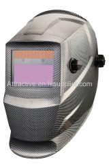 Auto-darkening welding helmets Star Flame design viewing area 98*48mm/3.86