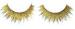 Synthetic Hair Glitter Yellow False Eyelashes Dramatic , Twinkle Eyelashes