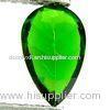 Green Chrome Diopside Gemstones Pears Loose Gems 4mm x 6mm For Bracelets