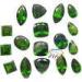 Natural Chrome Diopside Gemstones Pears For Peridot Rings 4x6mm