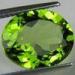 Peridot Oval Natural Loose Gemstones For Peridot Earrings , Pendants 57mm