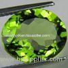 Peridot Oval Natural Loose Gemstones For Peridot Earrings , Pendants 57mm