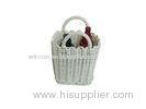 Washable PP Wire Handle Cosmetic Gift Baskets 14 x 9.5 x 20cm