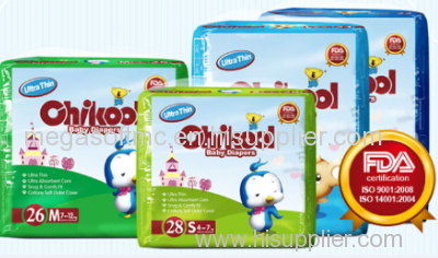 Breathable back sheet baby diaper