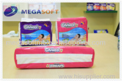 High absorbency cloth-like baby diaper