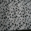 100% Poly printed micro Velboa fabric