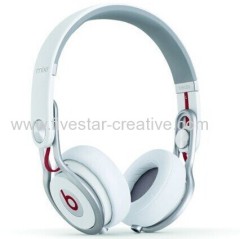 Beats by Dre Mixr 2.0 High Performance Professional Limited Edition On-Ear Headphones AAA Quality white