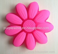 9 petals sunflower silicone cake mould
