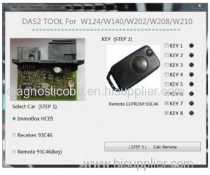 MB Remote Calculator DAS2 Tool For MB W124 W140 W202 W208 W210