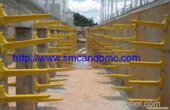 SMC fiberglass Spiral type cable bracket with single support arm